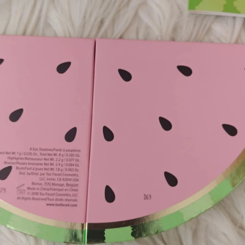 🍉FIRM! NWT TOO FACED WATERMELON SLICE EYESHADOW PALETTE
